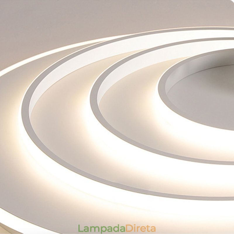 Luminária de teto criativa em acrílico embutida Spotlight