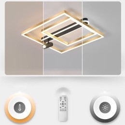Luminária de teto acrílica minimalista embutida Spotlight