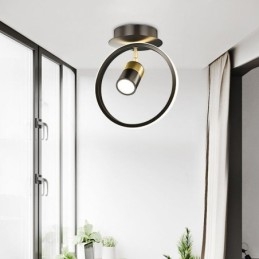 Luminária de teto acrílica minimalista para decoração, holofote