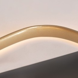 Holofote de iluminação em formato de coração dourado escovado de montagem embutida