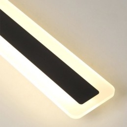 Luminária de teto acrílica de montagem embutida linear Spotlight