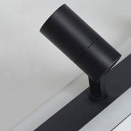 Luminária de teto acrílica de montagem embutida linear Spotlight