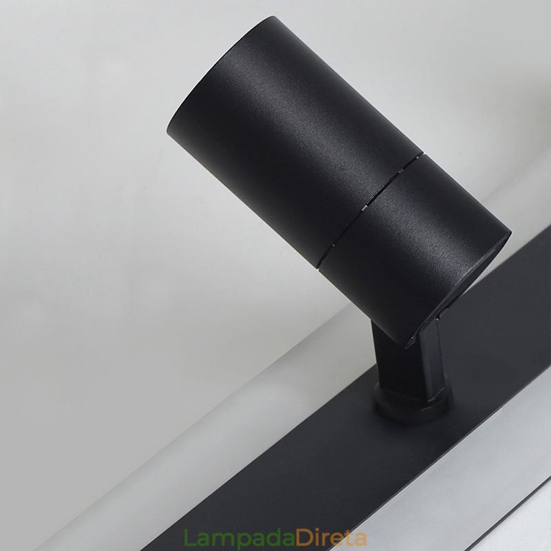 Luminária de teto acrílica de montagem embutida linear Spotlight