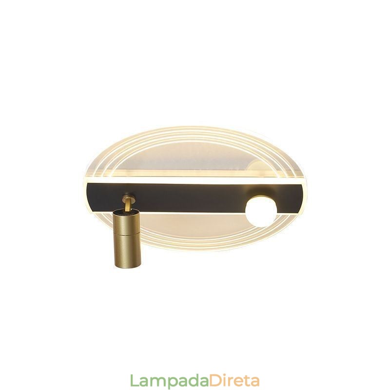 Luminária de teto exclusiva em acrílico para decoração e iluminação