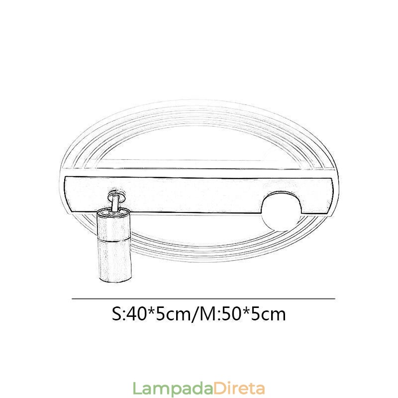 Luminária de teto exclusiva em acrílico para decoração e iluminação