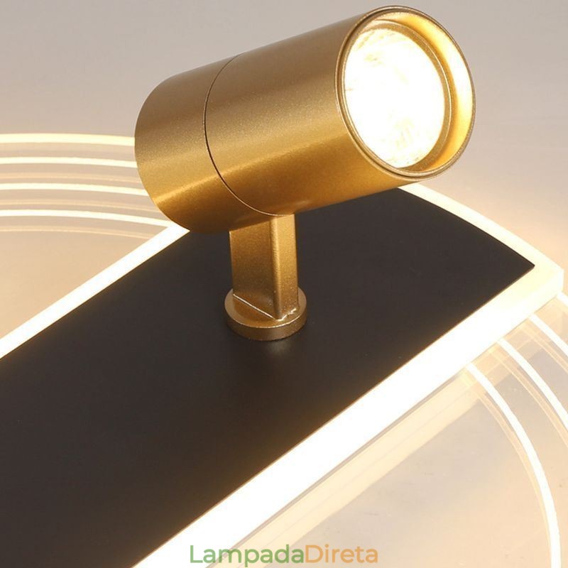 Luminária de teto exclusiva em acrílico para decoração e iluminação