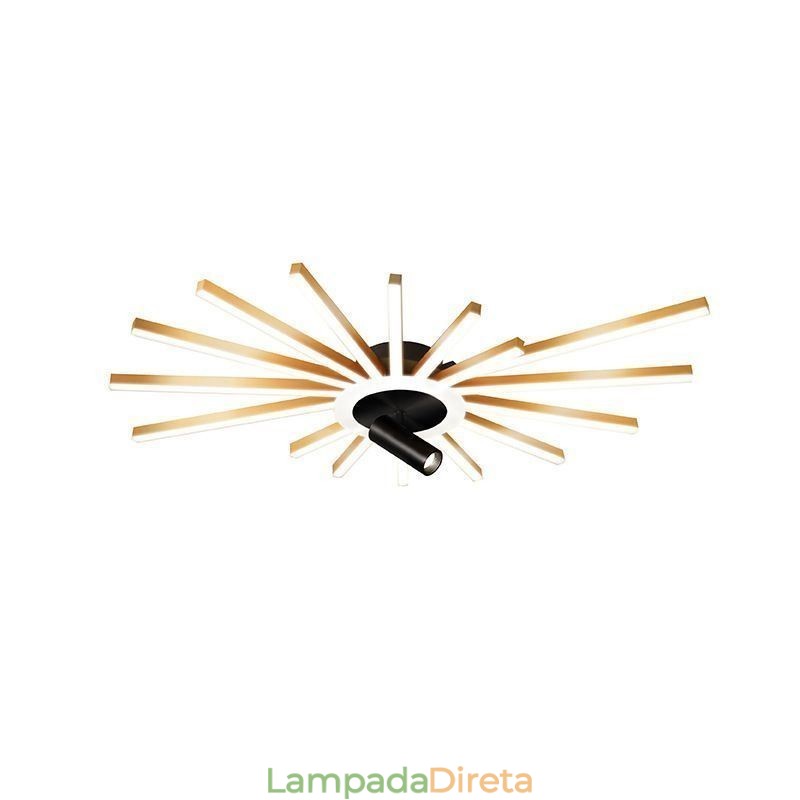 Spot de lâmpada linear irregular de acrílico de montagem embutida