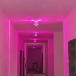 Luminária de parede moderna com luz de bar