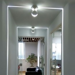 Luminária de parede moderna com luz de bar