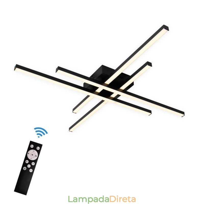 Luminária de teto embutida linear simples iluminação acrílica