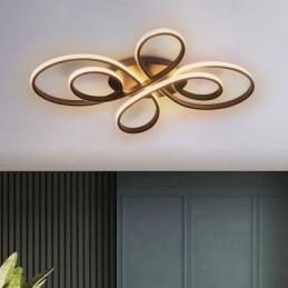 Luminária de teto embutida com nó chinês moderno