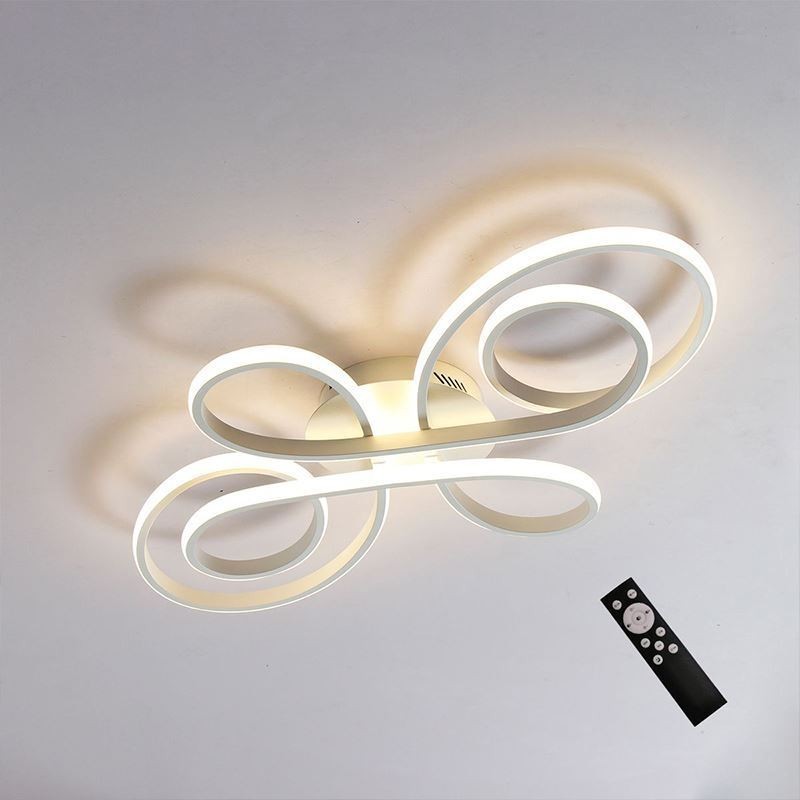 Luminária de teto embutida com nó chinês moderno