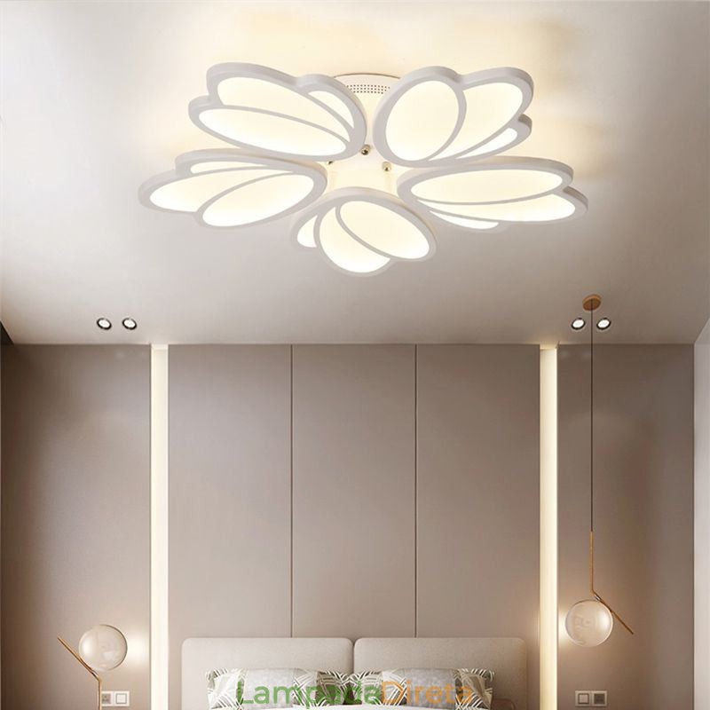 Luminária de teto embutida moderna Tulip Iluminação decorativa