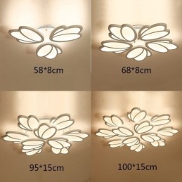 Luminária de teto embutida moderna Tulip Iluminação decorativa