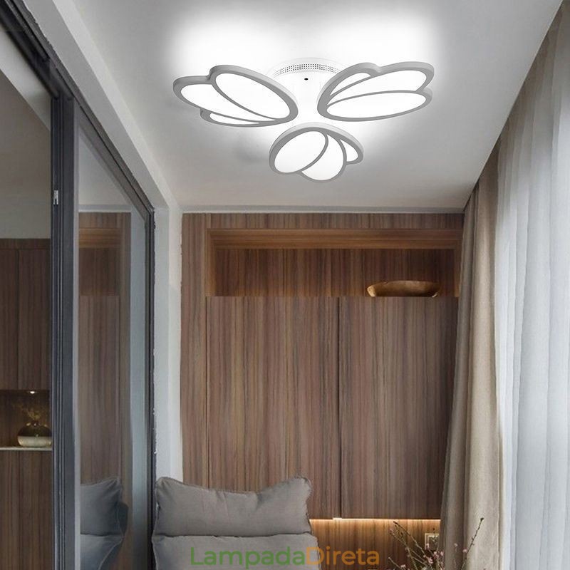 Luminária de teto embutida moderna Tulip Iluminação decorativa