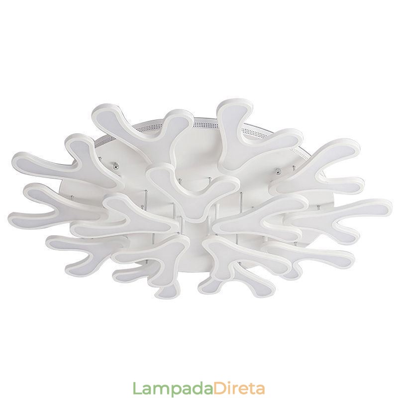 Luminária de teto embutida de chifre de acrílico