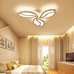 Luminária de teto embutida em forma de flor acrílica