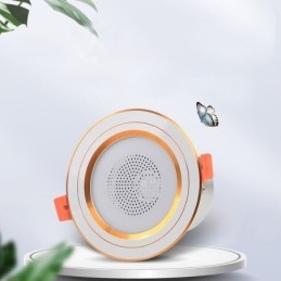 Downlight Bluetooth Música Alto-falante Lâmpada Celular Luz de Teto Inteligente