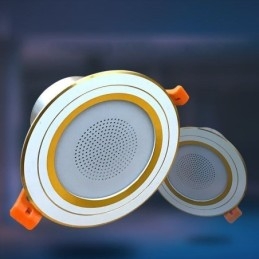 Downlight Bluetooth Música Alto-falante Lâmpada Celular Luz de Teto Inteligente