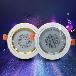 Downlight Bluetooth Música Alto-falante Lâmpada Celular Luz de Teto Inteligente
