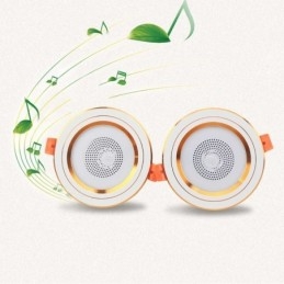 Downlight Bluetooth Música Alto-falante Lâmpada Celular Luz de Teto Inteligente