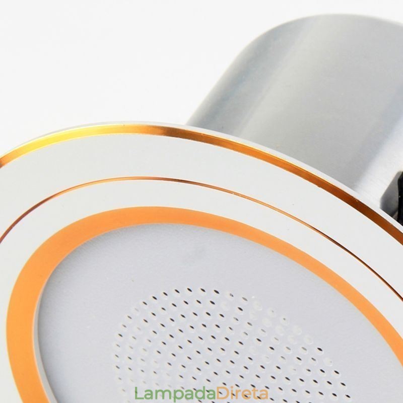 Downlight Bluetooth Música Alto-falante Lâmpada Celular Luz de Teto Inteligente