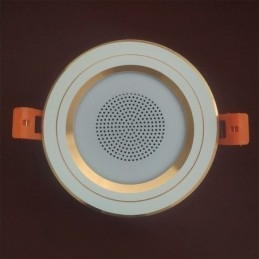 Downlight Bluetooth Música Alto-falante Lâmpada Celular Luz de Teto Inteligente