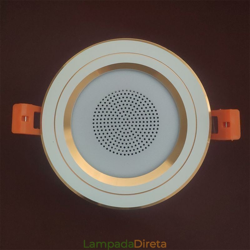 Downlight Bluetooth Música Alto-falante Lâmpada Celular Luz de Teto Inteligente