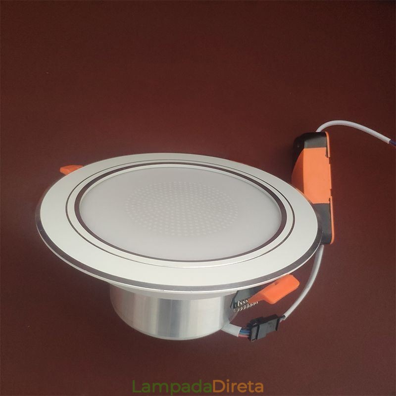 Downlight Bluetooth Música Alto-falante Lâmpada Celular Luz de Teto Inteligente