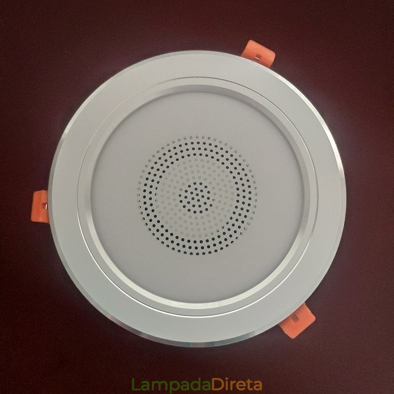 Downlight Bluetooth Música Alto-falante Lâmpada Celular Luz de Teto Inteligente