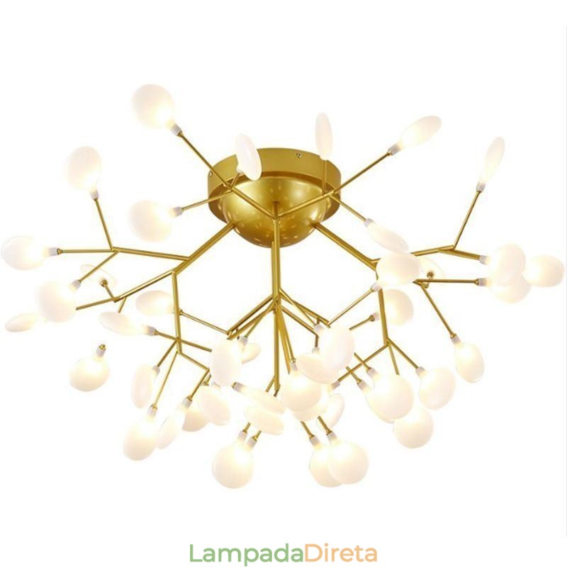 Luminária de teto embutida minimalista nórdica Luminária decorativa