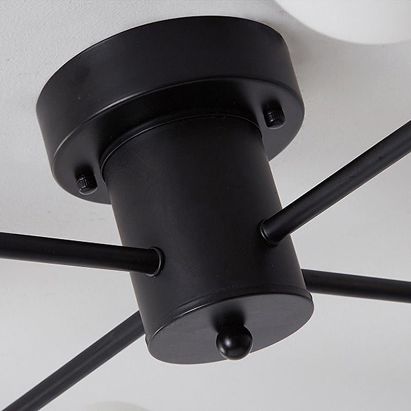 Luminária de teto Magic Bean de montagem embutida em bola de vidro