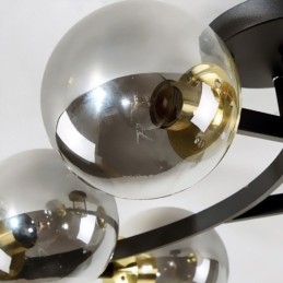 Luminária de teto de globo de vidro embutida moderna e minimalista