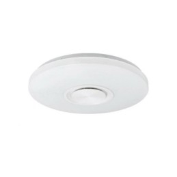 Luminária decorativa embutida com controle remoto por aplicativo, lâmpada com alto-falante musical Bluetooth