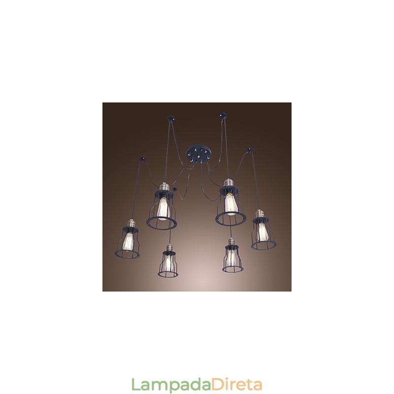 Lustre de pintura estilo vintage clássico tradicional mini