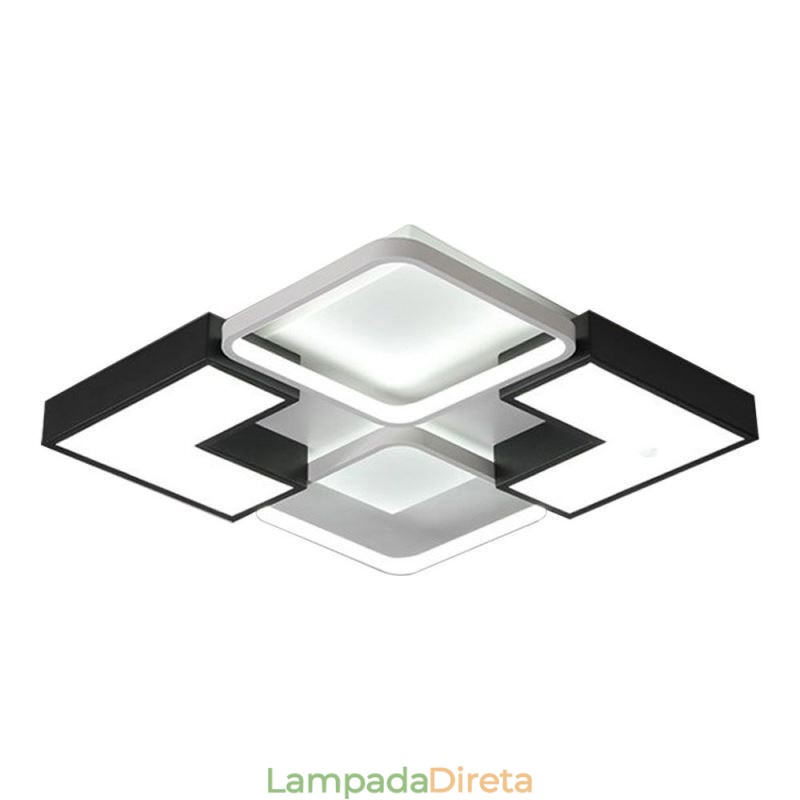 Luminária de teto embutida acrílica para decoração criativa