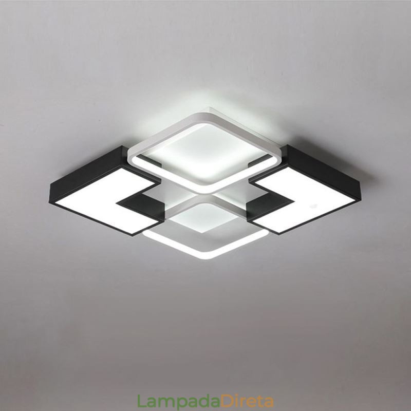 Luminária de teto embutida acrílica para decoração criativa