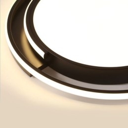 Luminária de teto circular moderna e minimalista embutida