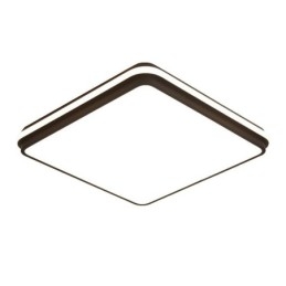 Luminária de teto quadrada minimalista embutida, iluminação acrílica moderna