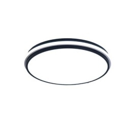 Luminária de teto circular minimalista embutida, iluminação acrílica moderna