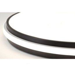 Luminária de teto circular minimalista embutida, iluminação acrílica moderna