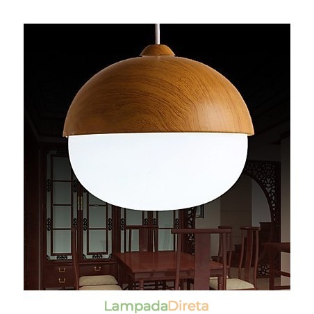 Lustre Mini Estilo Moderno Contemporâneo Madeira Bambu Lustre Mini Estilo Moderno Contemporâneo Madeira Bambu