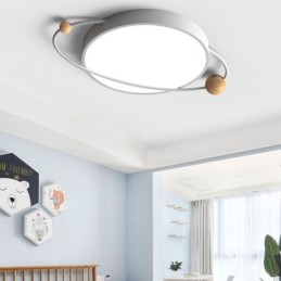 Luminária de teto redonda moderna Planet Flush Mount Luminária