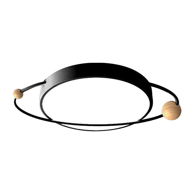 Luminária de teto redonda moderna Planet Flush Mount Luminária
