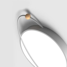 Luminária de teto redonda moderna Planet Flush Mount Luminária