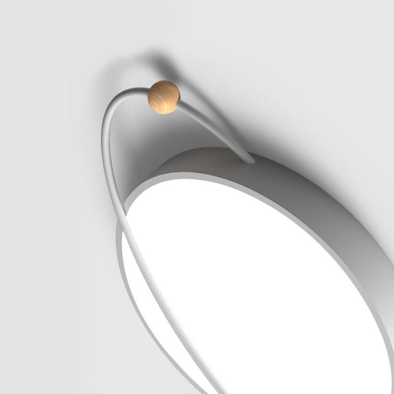 Luminária de teto redonda moderna Planet Flush Mount Luminária
