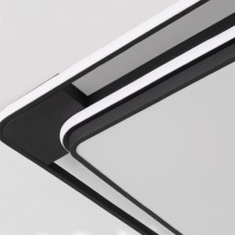 Iluminação de teto quadrada moderna e minimalista embutida