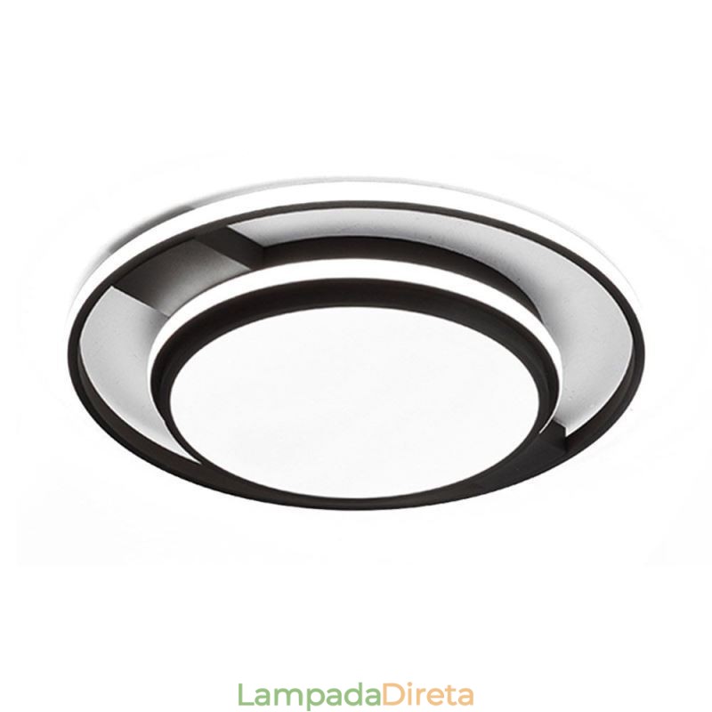 Luminária de teto redonda moderna e minimalista embutida