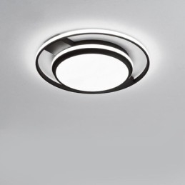 Luminária de teto redonda moderna e minimalista embutida