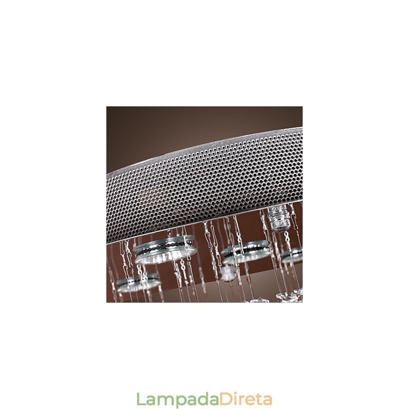 Lustre de Cristal com 5 luzes Design (Cristal K9)